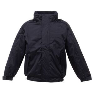Regatta Kids/Childrens Waterproof Windproof Dover Jacket / Black/Ash